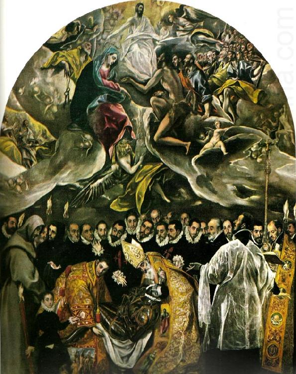 burial of count orgaz, El Greco